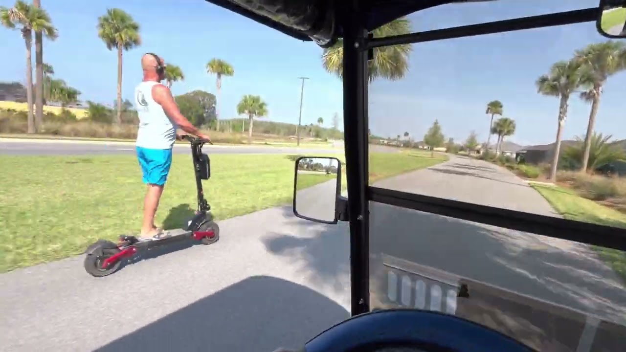 The Villages,look at this! A golf cart ride ￼