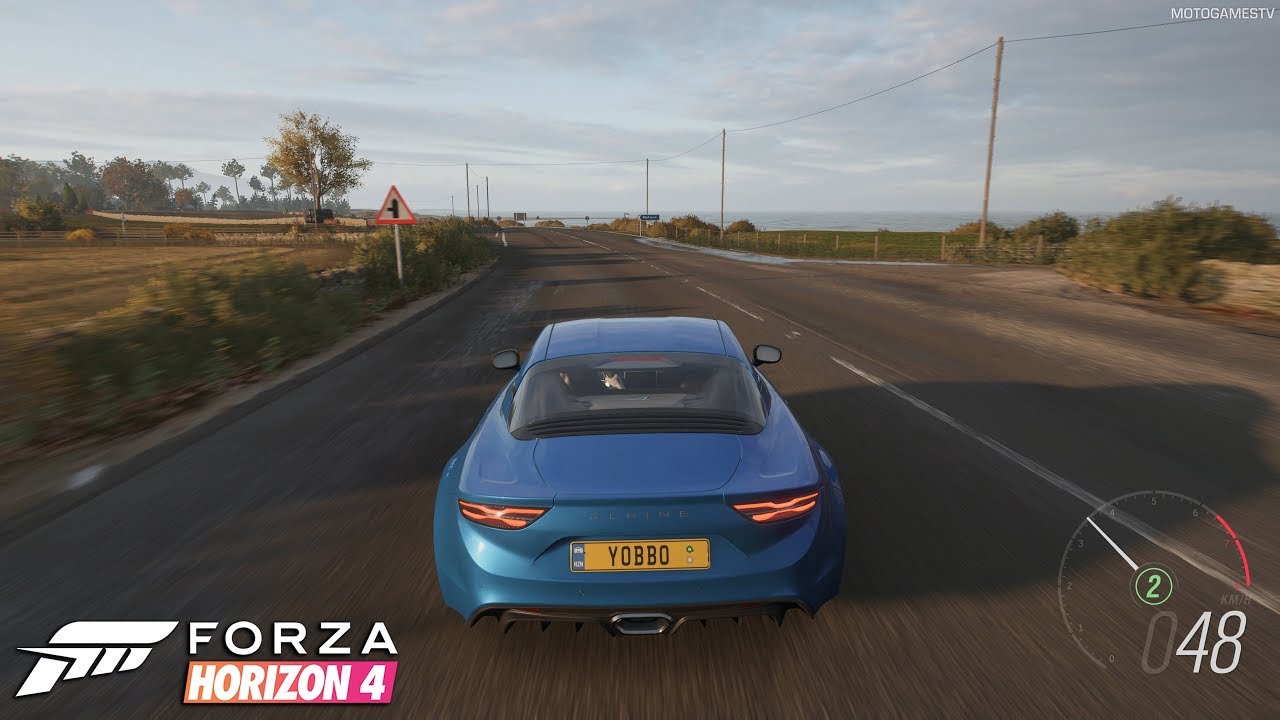Forza Horizon 4 - 2017 Alpine A110 Gameplay [4K]