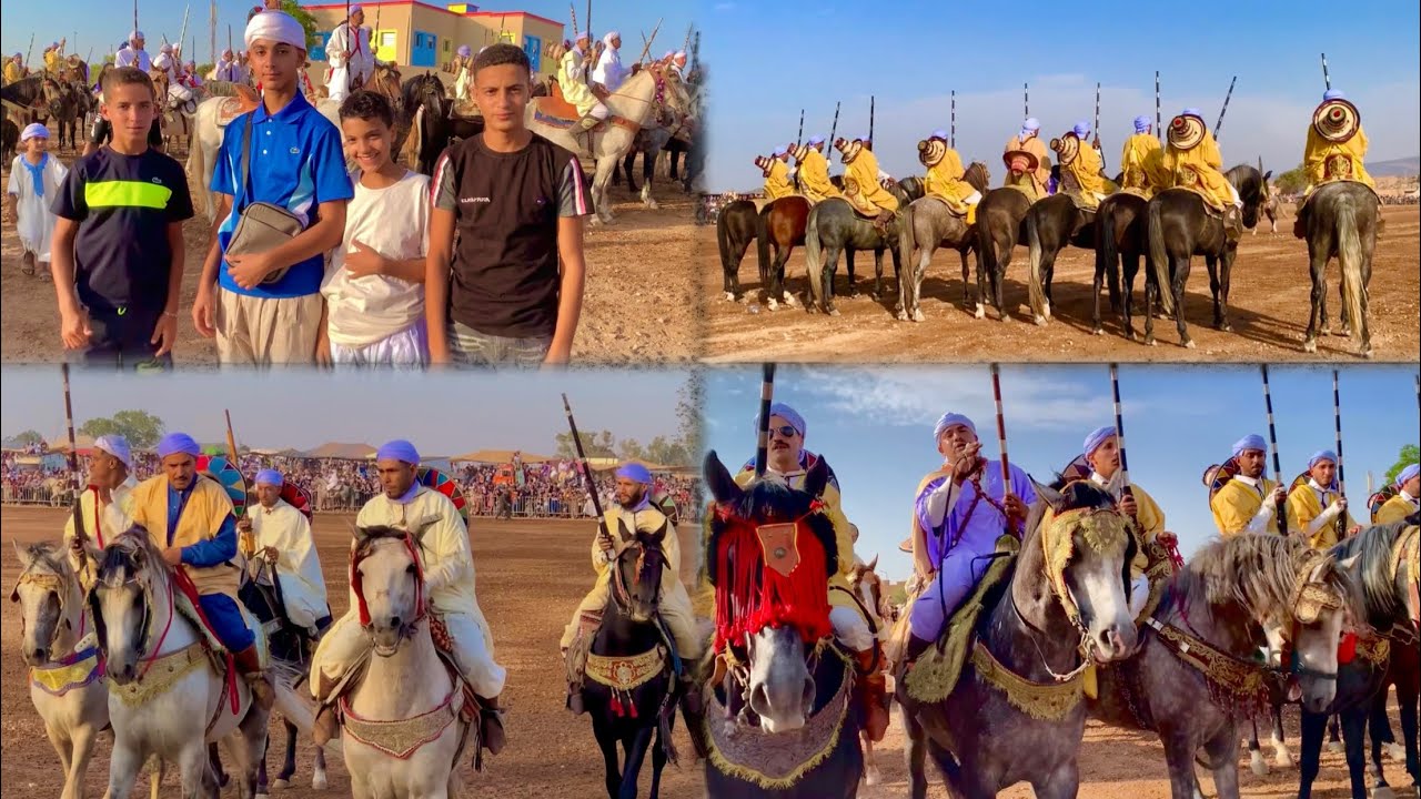  وعدة سيدي يحي اليوم الجمعة ممتلئة بالناس التبوريدة الخيل طلقات البارود 2025 مدينة وجدة 