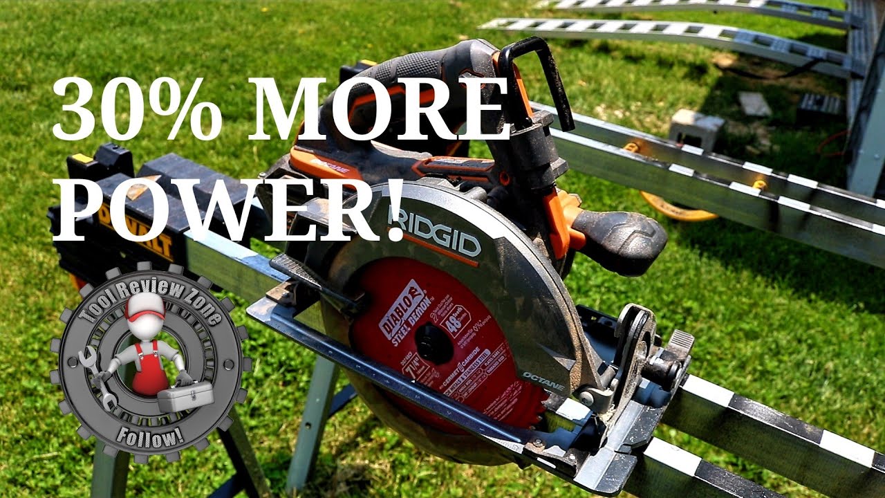 All New RIDGID OCTANE Circular Saw (FULL REVIEW!) How Powerful Is It!? R8654B