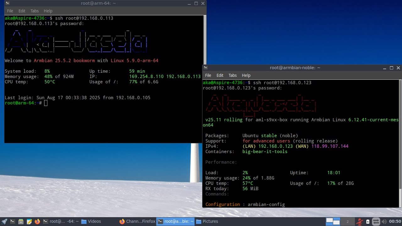 Cara Mengganti Tulisan Banner ( Header ) Armbian