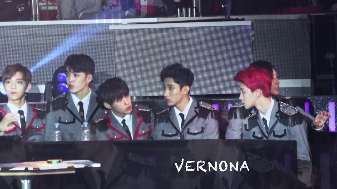 20161226 Gayo Dajeon SEVENTEEN Reaction to SHINee 