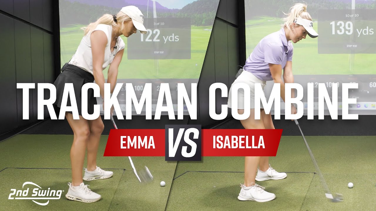TRACKMAN COMBINE GOLF CHALLENGE w/ Emma Carpenter & Bella McCauley