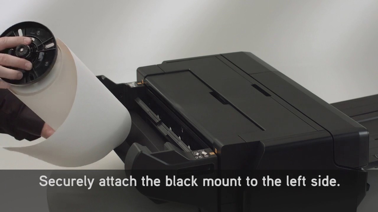 Epson SureColor P800   Loading Roll Paper mp4