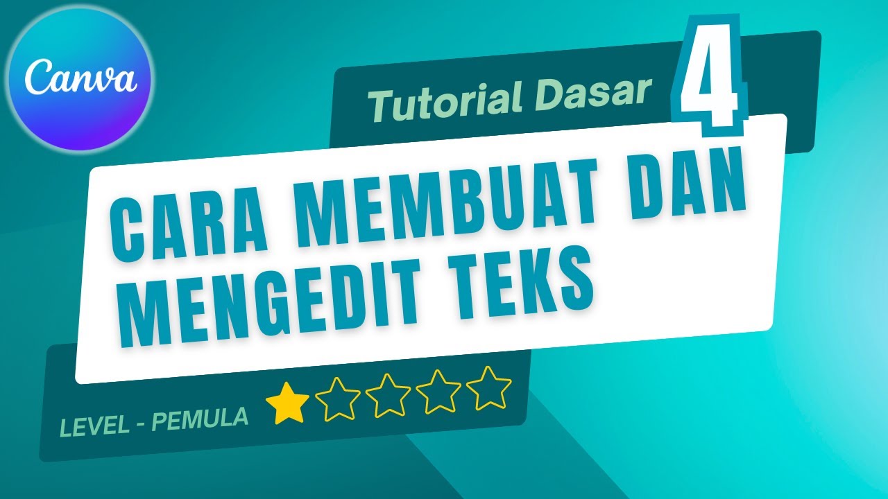 Cara Membuat dan Mengedit Teks di Canva - Tutorial Dasar 4