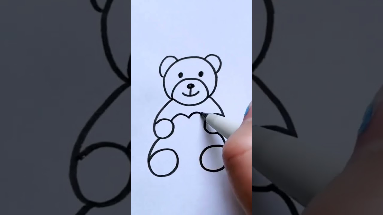 ayiqcha rasmini chizish