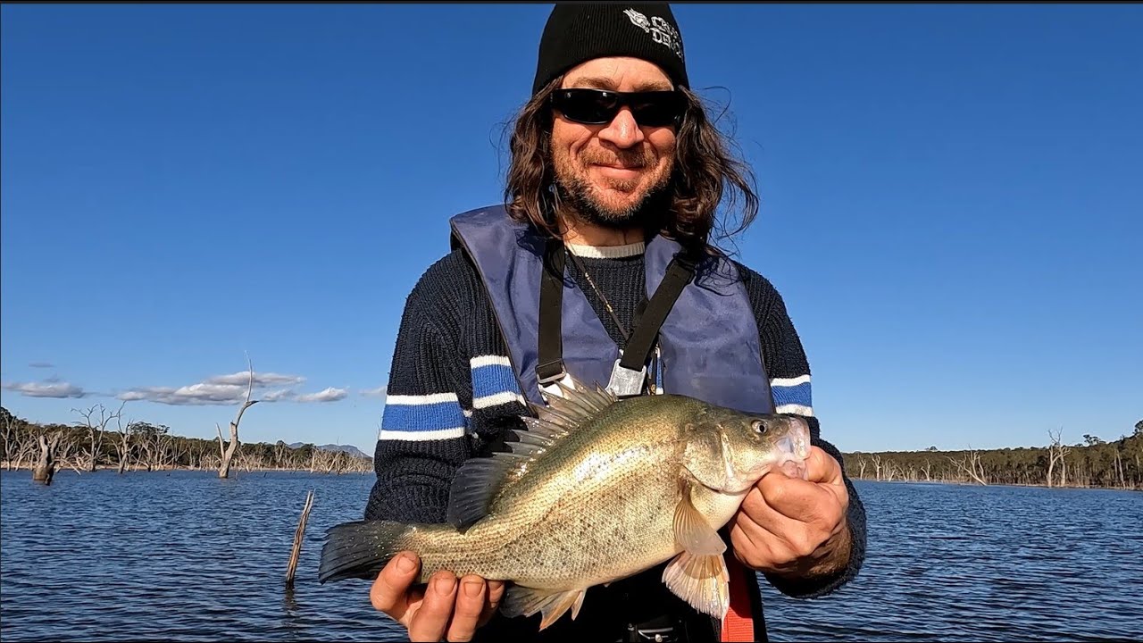 Rocklands reservoir at Brodies. Redfin, Murray cod and yellowbelly, Trolling and baitfishing methods