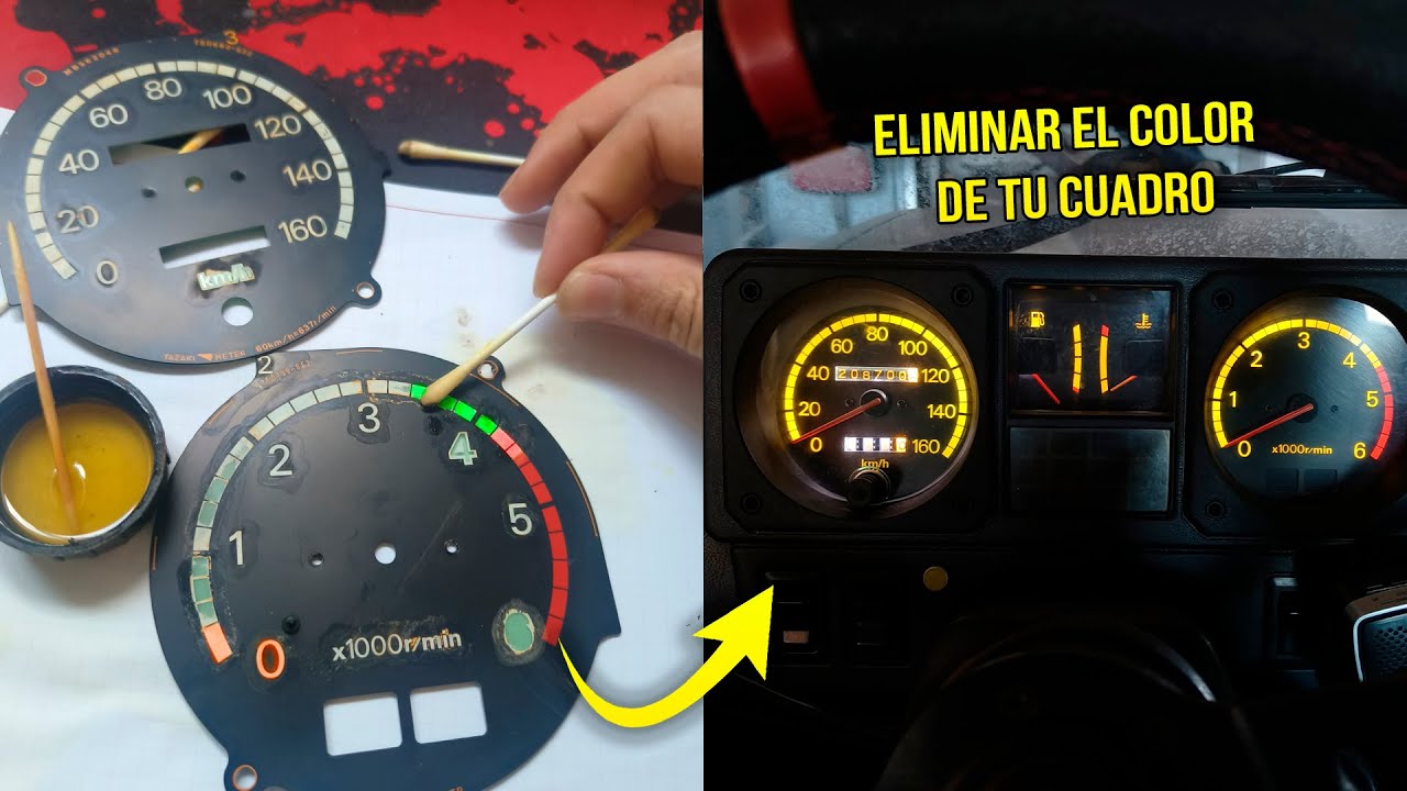 Como cambiar el COLOR de tu CUADRO con ACETONA y LEDS
