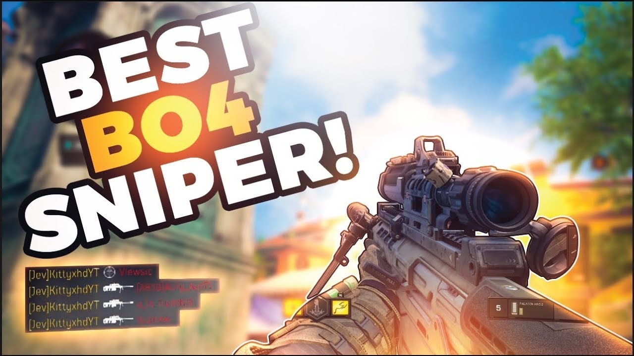 The BEST SNIPER RIFLE on BO4
