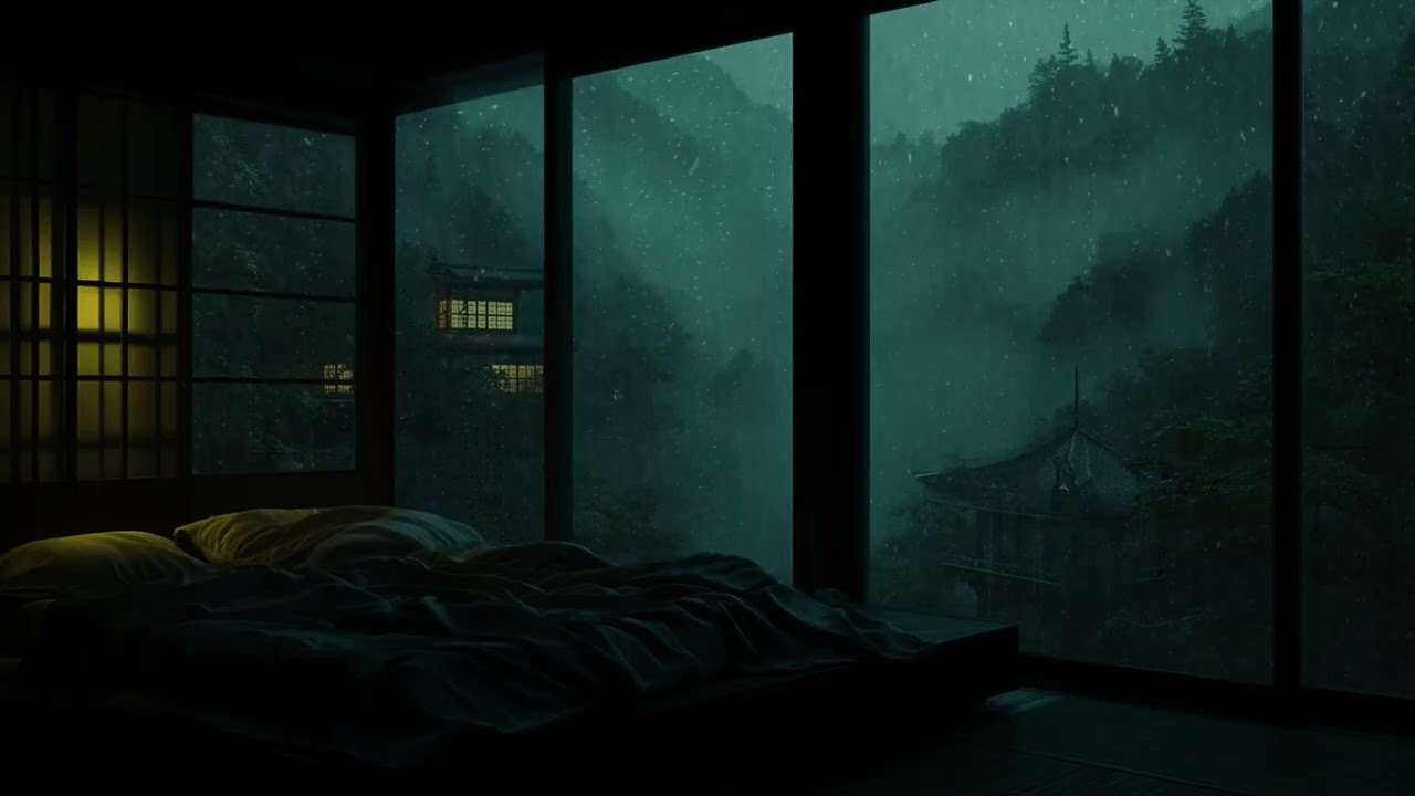 Natural Forest Rain Sounds 🌧 Quiet Night for Deep Sleep & Peaceful Rest (No Ads)