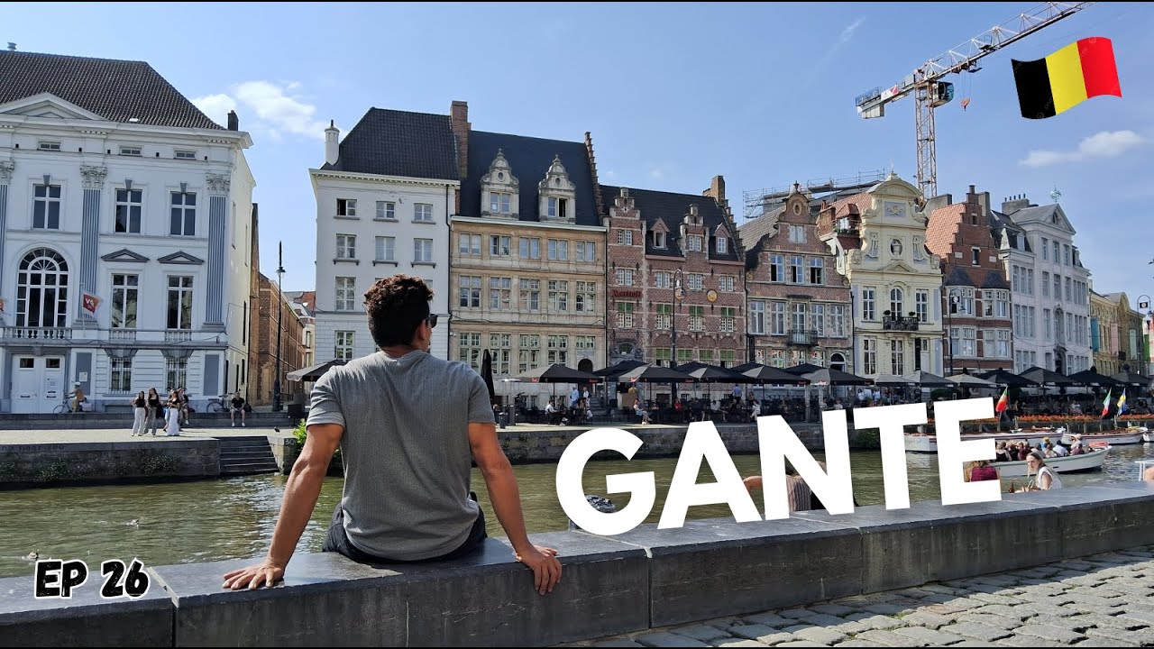 GANTE en un día: castillo medieval, canales y bici 🚲 | Mochilón por Europa – EP 26