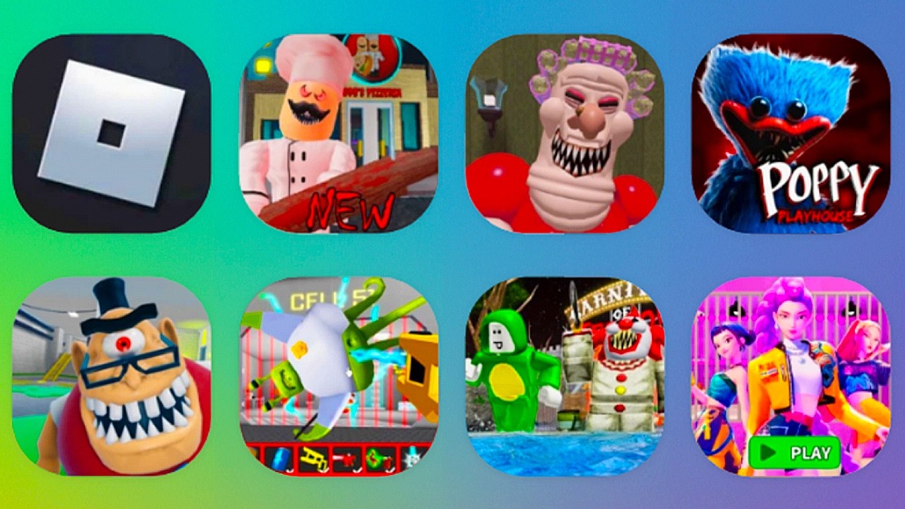 Roblox; Escape Undewate, Mr Stinky Arrst, Kpop Demon Hunters Prison, grumpy  Granny(obby),..