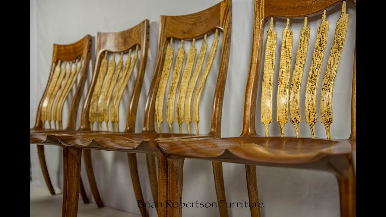 Building 4 sculpted  dining chair part3