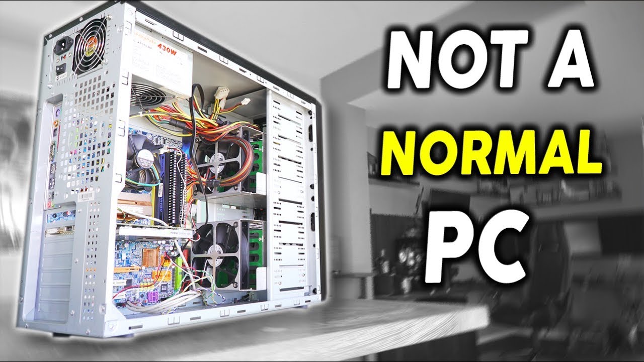 Turning THROW AWAY PC Parts into an 