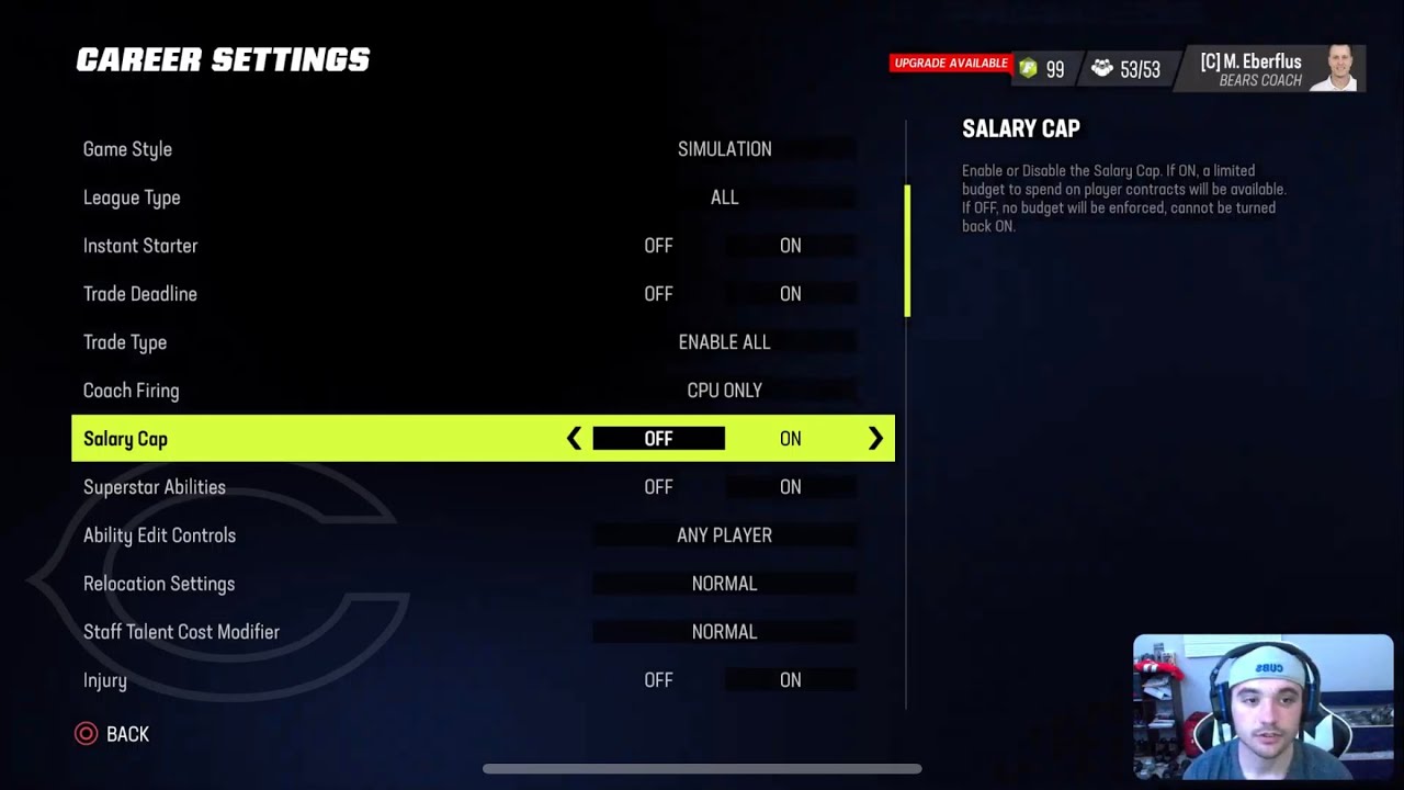 How To Turn Off Salary Cap In Madden 23 Franchise