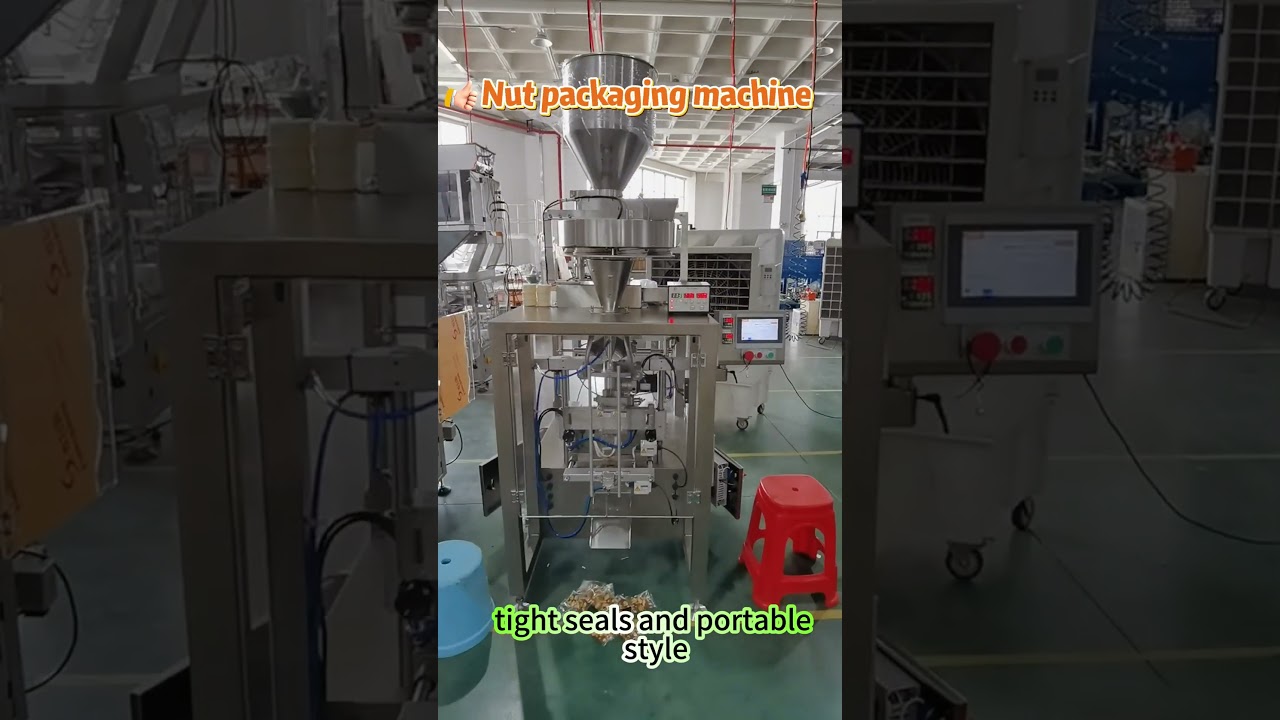 Nut packaging machine #customautomation #machine #factoryproducts #productionfacility #business