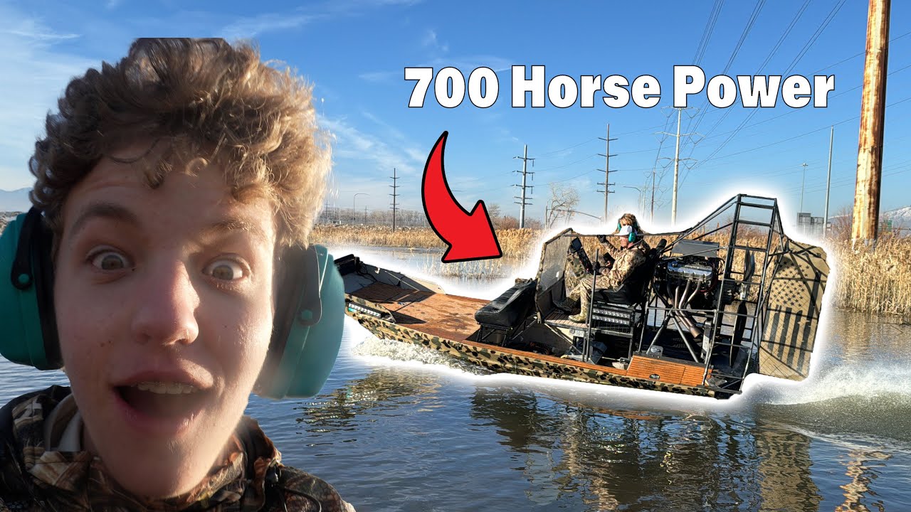 Я попробовал управлять аэроглиссером мощностью 700 лошадиных сил