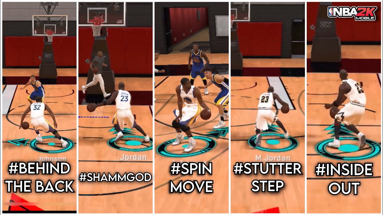 ИСКЛЮЧИТЕЛЬНОЕ ОБУЧЕНИЕ ДРИБЛИНГУ В NBA 2K MOBILE (SHAMMGOD, INSIDE OUT, STUTTTER STEP И МНОГОЕ Д...