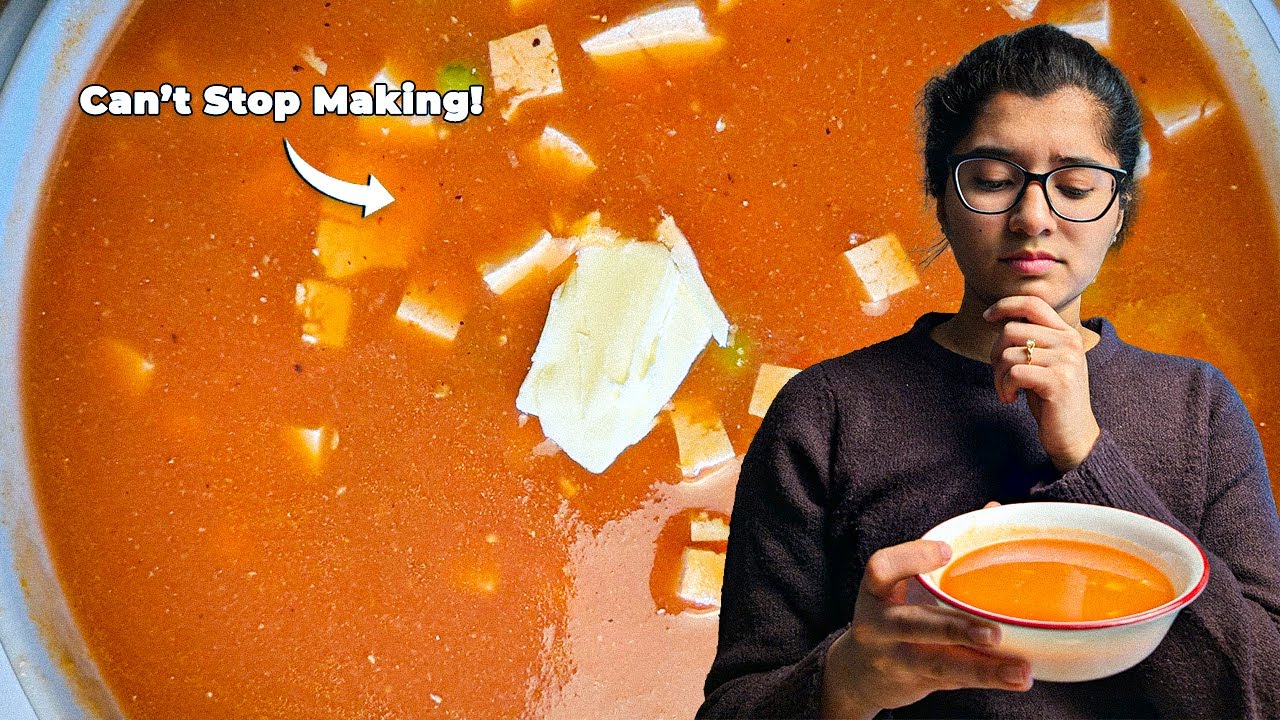 Mom’s Cozy Vegetarian Winter Soup | High Protein Freezer Meal Prep