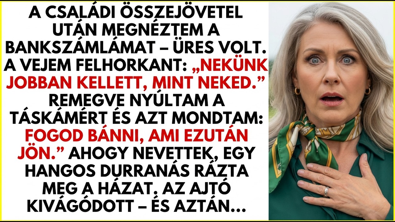Kiürült a számlám a családi találkozó után! Sógornőm: „Nekünk nagyobb szükségünk volt rá!”