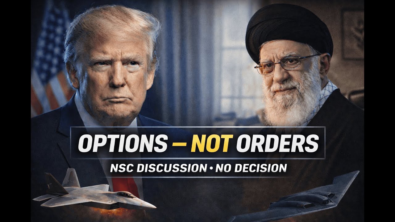 U S  Military Options on Iran Discussed — What Was Said Before a Decision Was Made