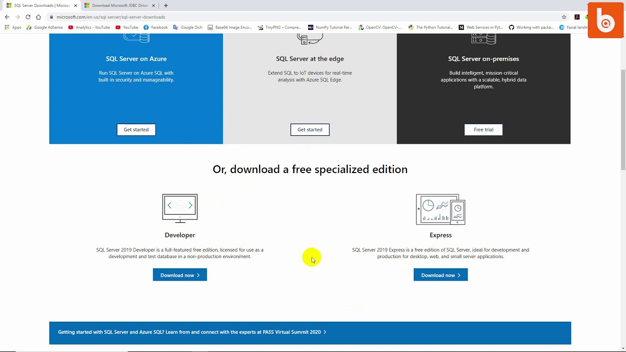 Cài đặt SQL Server 2019