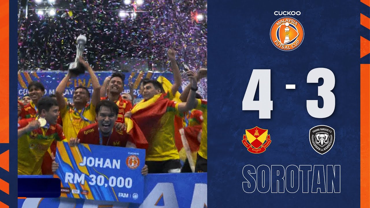 Perlawanan Akhir : Selangor MAC 4 - 3 Pahang Rangers FC | Cuckoo Piala Futsal Malaysia 2022