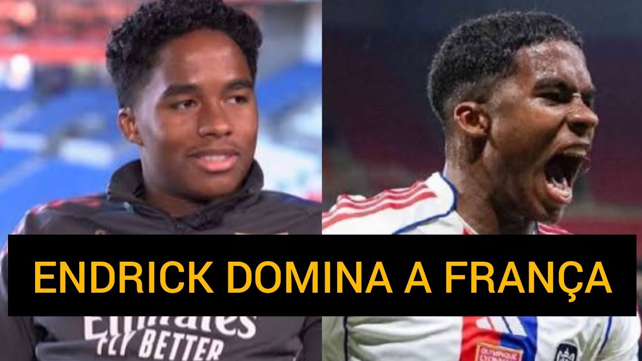 ENDRICK IMPARÁVEL NO LYON 🇨🇵 MELHOR JOGADOR DO MÊS NA LIGUE 1