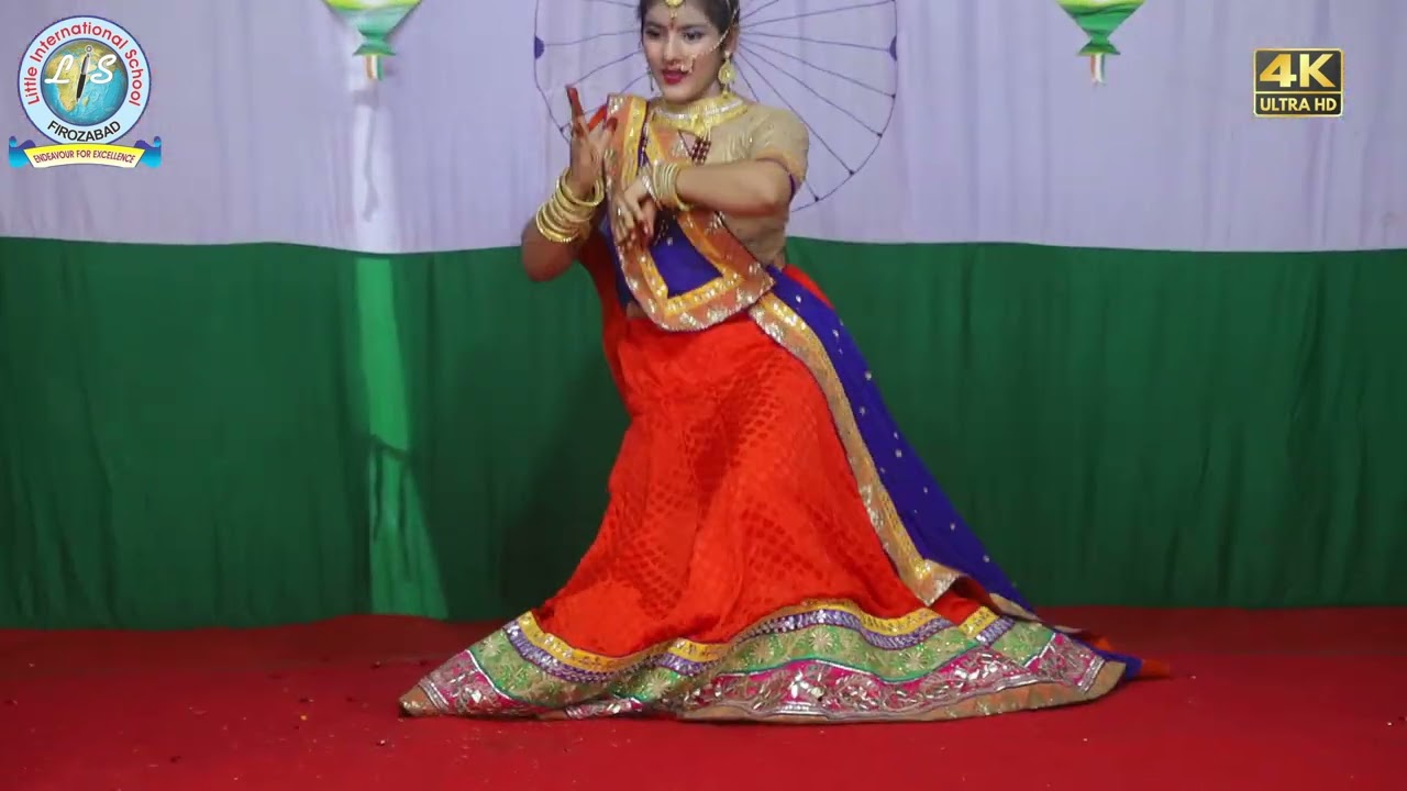 NAINO WALE NE solo dance performance Independence Day Function 2024 little international school