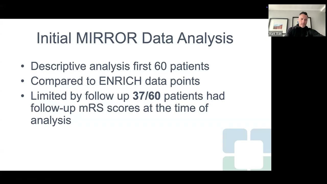 Dr. Mark Bain discusses Initial MIRROR Data and Tips & Tricks to Maximize Safe Evacuation (02-13-25)