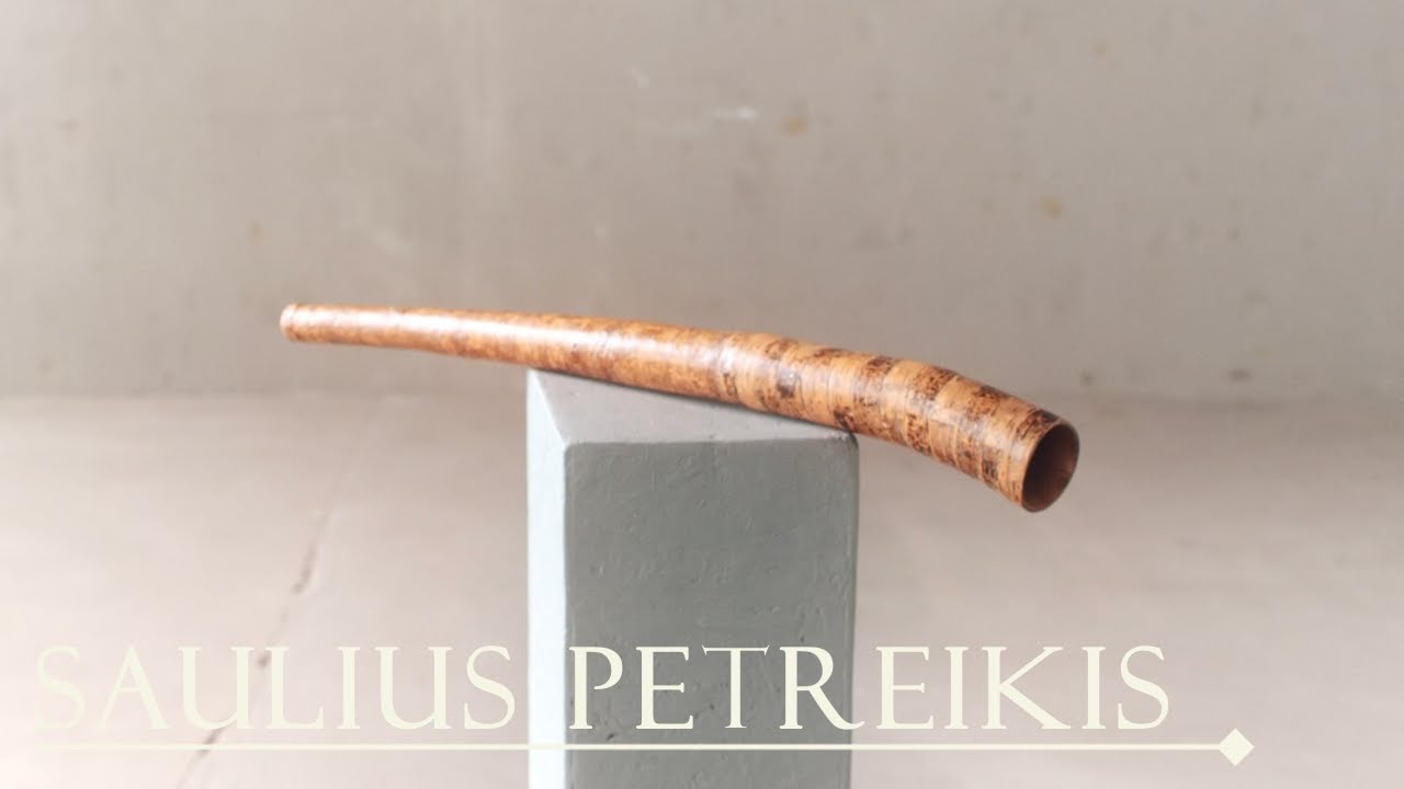 Saulius Petreikis - medinis trimitas-ragas / wooden horn (vikings trumpet)