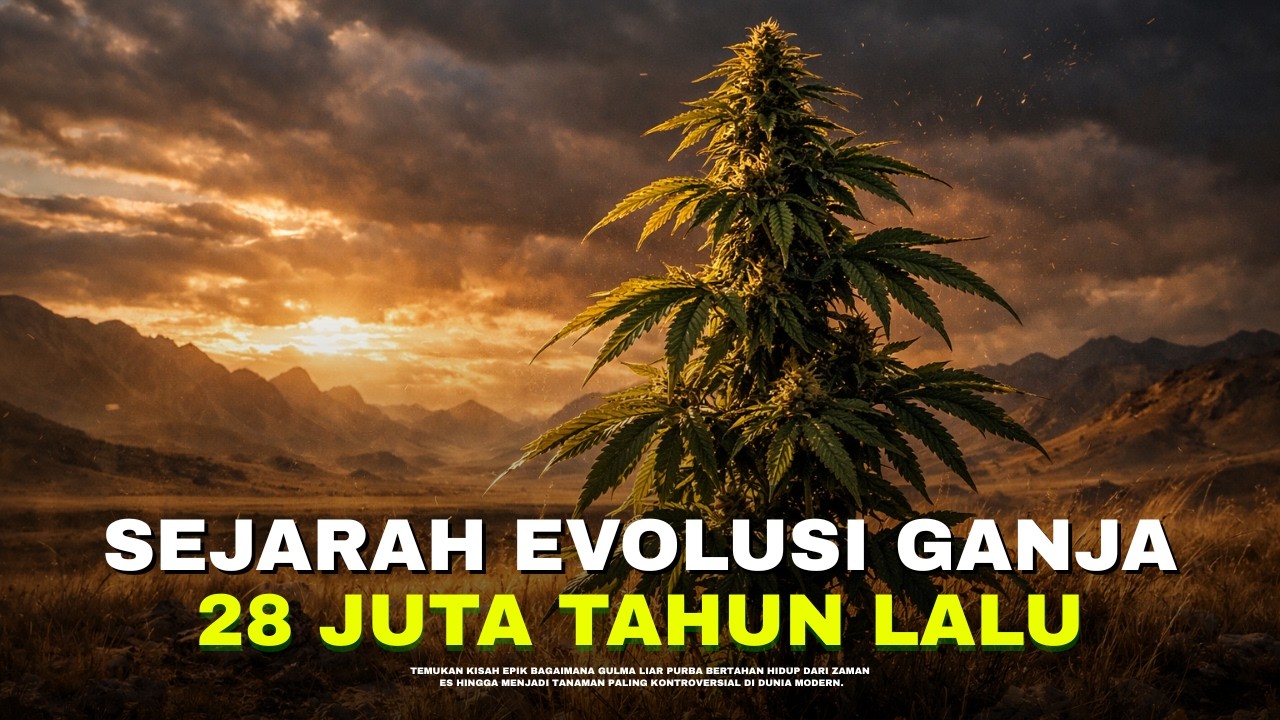 28 Juta Tahun Evolusi Ganja: Dari Gulma Liar Menjadi Tanaman Paling Kontroversial