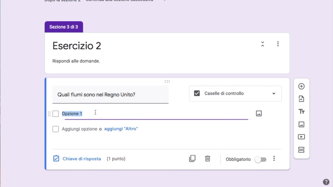 Test in Classroom Pt. 1:  Creare una verifica