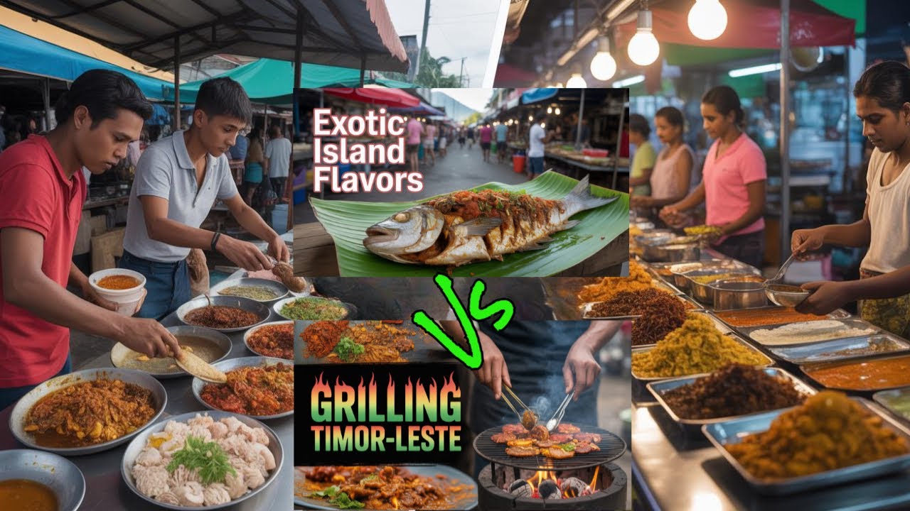 TIMOR LESTE Vs SRI LANKA Food Challenge | Battle of Flavors!