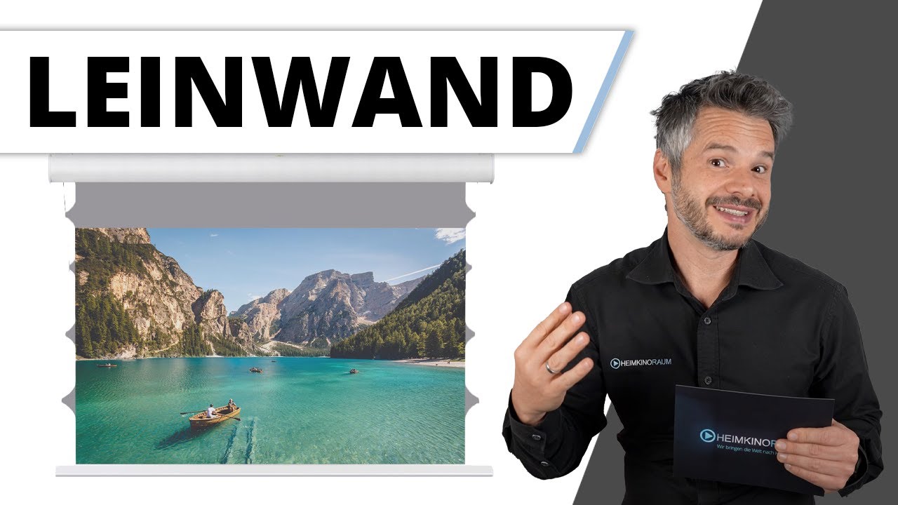 Die Motorleinwand für Laser TV's - VnX Movie Dream Rolloleinwand!
