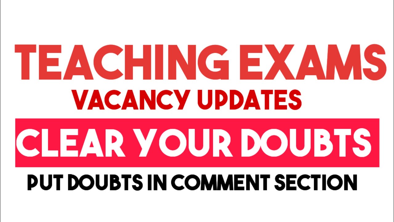 VACANCY UPDATES || ASK ANY DOUBTS || B.Ed. || TEACHING EXAMS #teachingexams #osstet #ctet