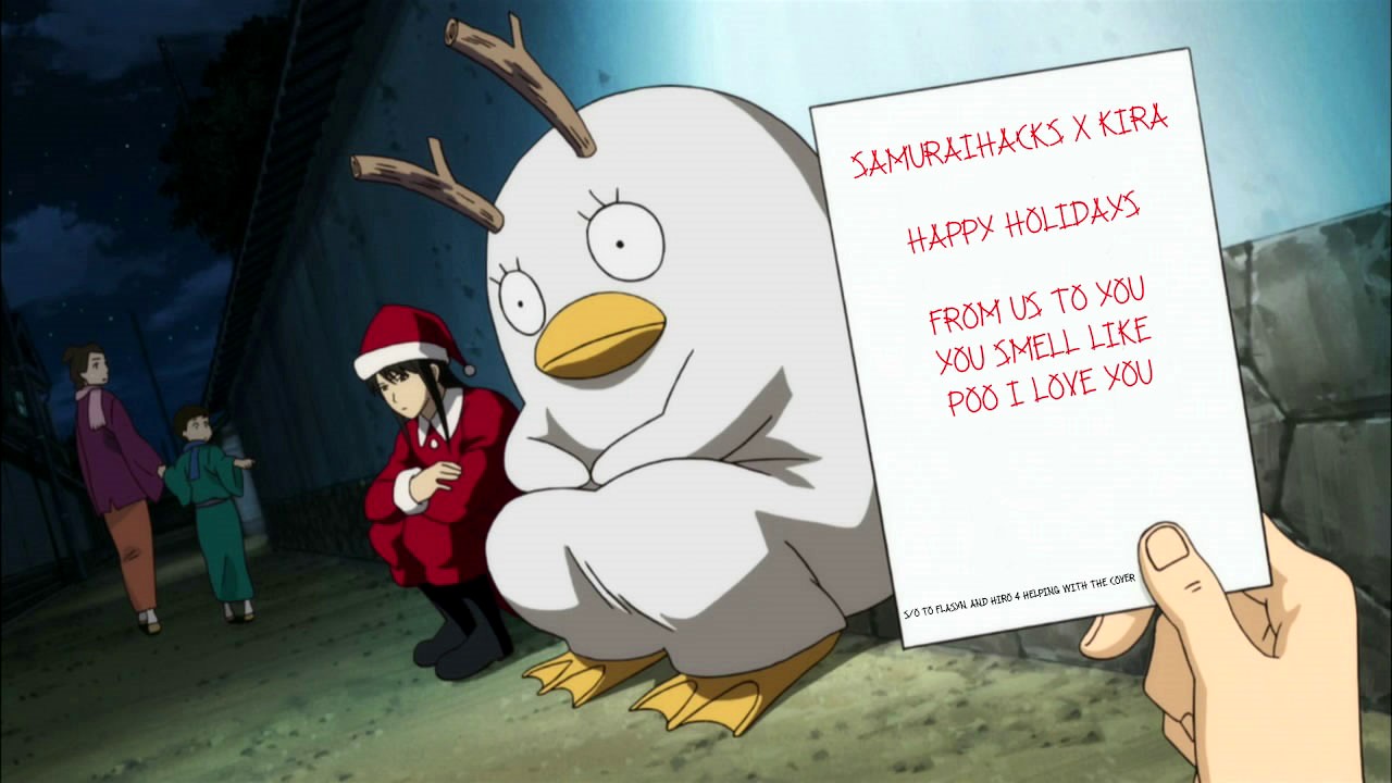 HAPPY HOLIDAYS FROM SAMURAI AND KIRA