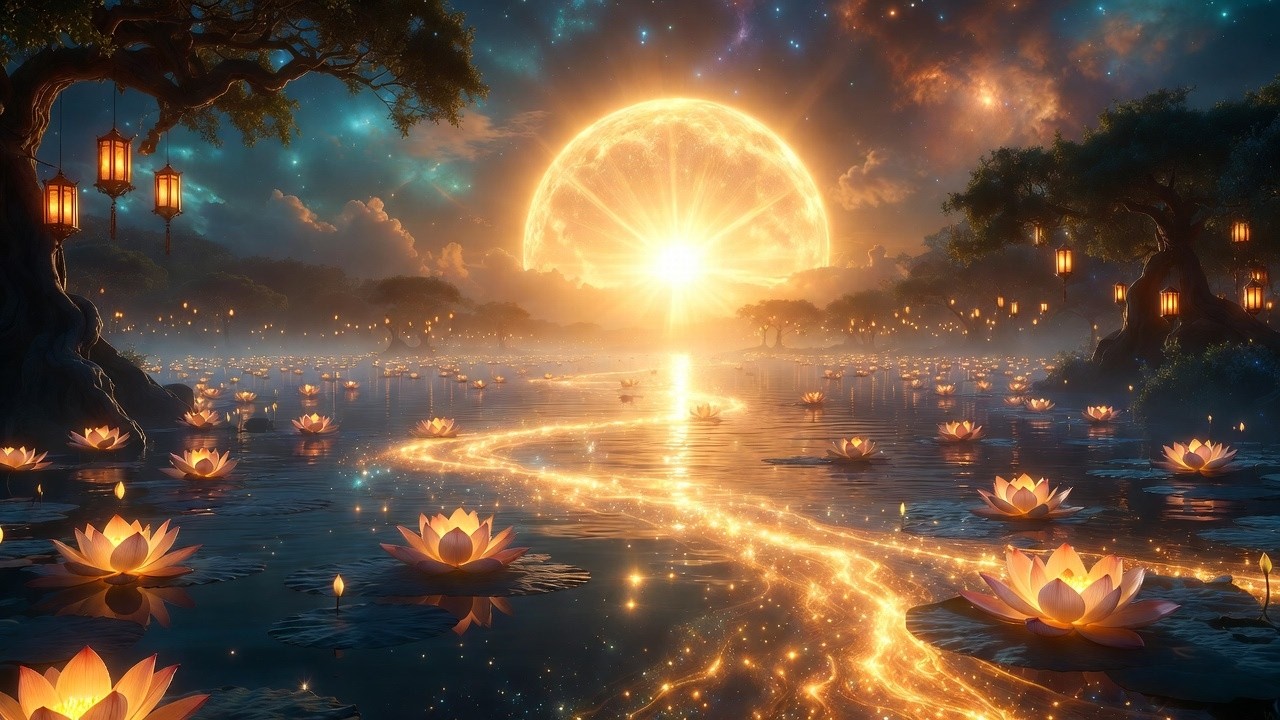 432Hz + 528Hz + 741Hz | Sun Energy Healing Music ☀️ Cleanse Negative Energy & Attract Luck 🔴 LIVE