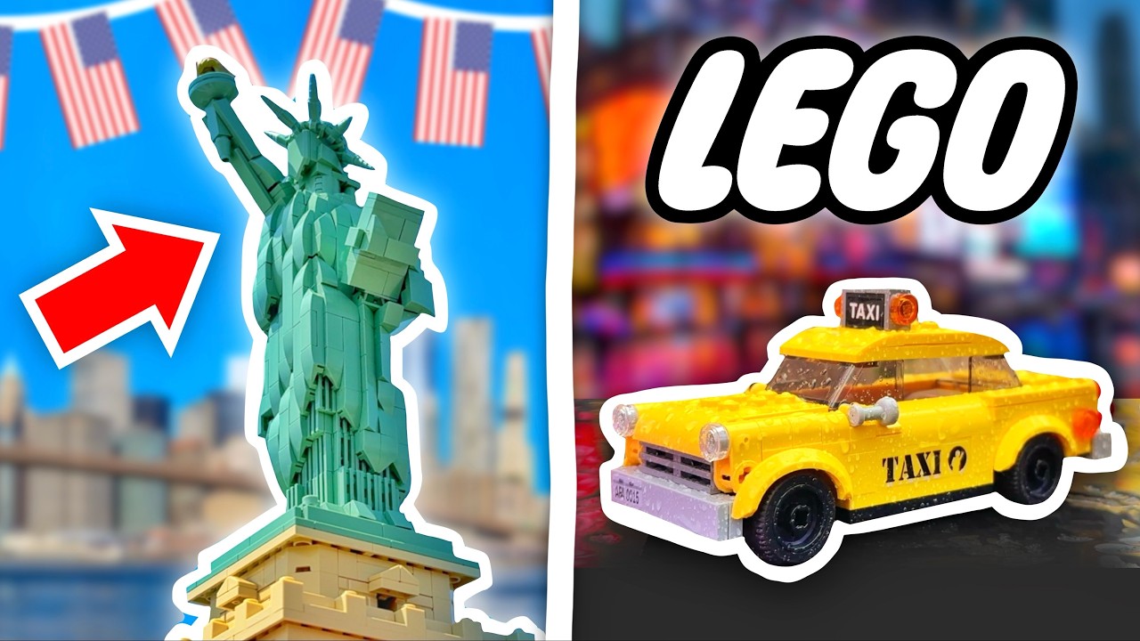 I Built NEW YORK out of LEGO! (in New York!)