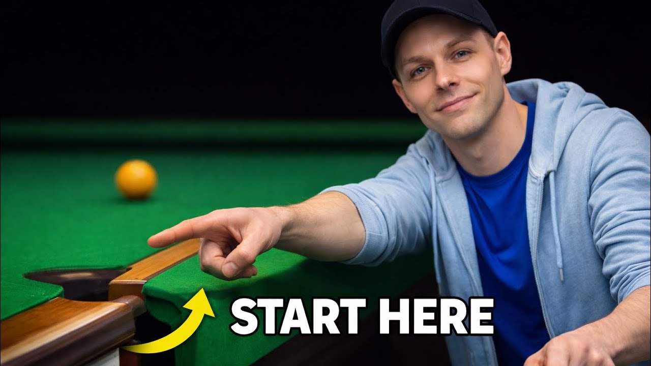 Как целиться в снукере (что действительно важно)