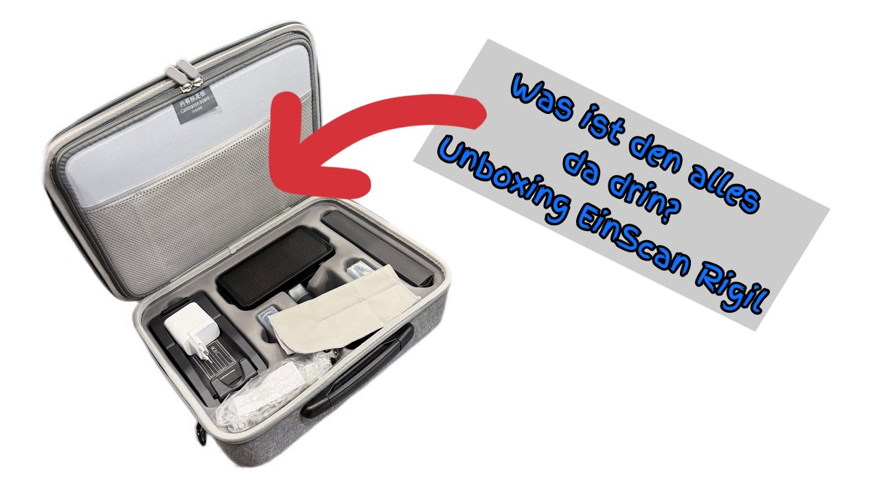 Einstar Rigil 3D-Scanner Unboxing & Lieferumfang | Was ist alles dabei?