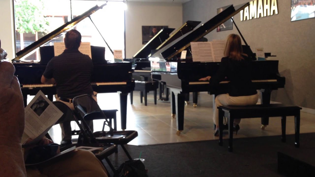 Ed Varela and Elizabeth Crane play Rachmaninoff Prelude in C# minor