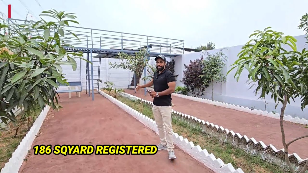 PLOT FOR SALE SHADNAGAR ||186 SQYARD REGISTERED PLOT SALE