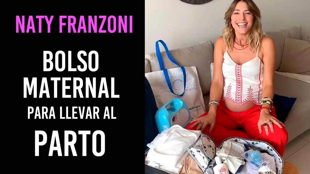 Naty Franzoni - BOLSO MATERNAL para llevar al PARTO (tutorial)