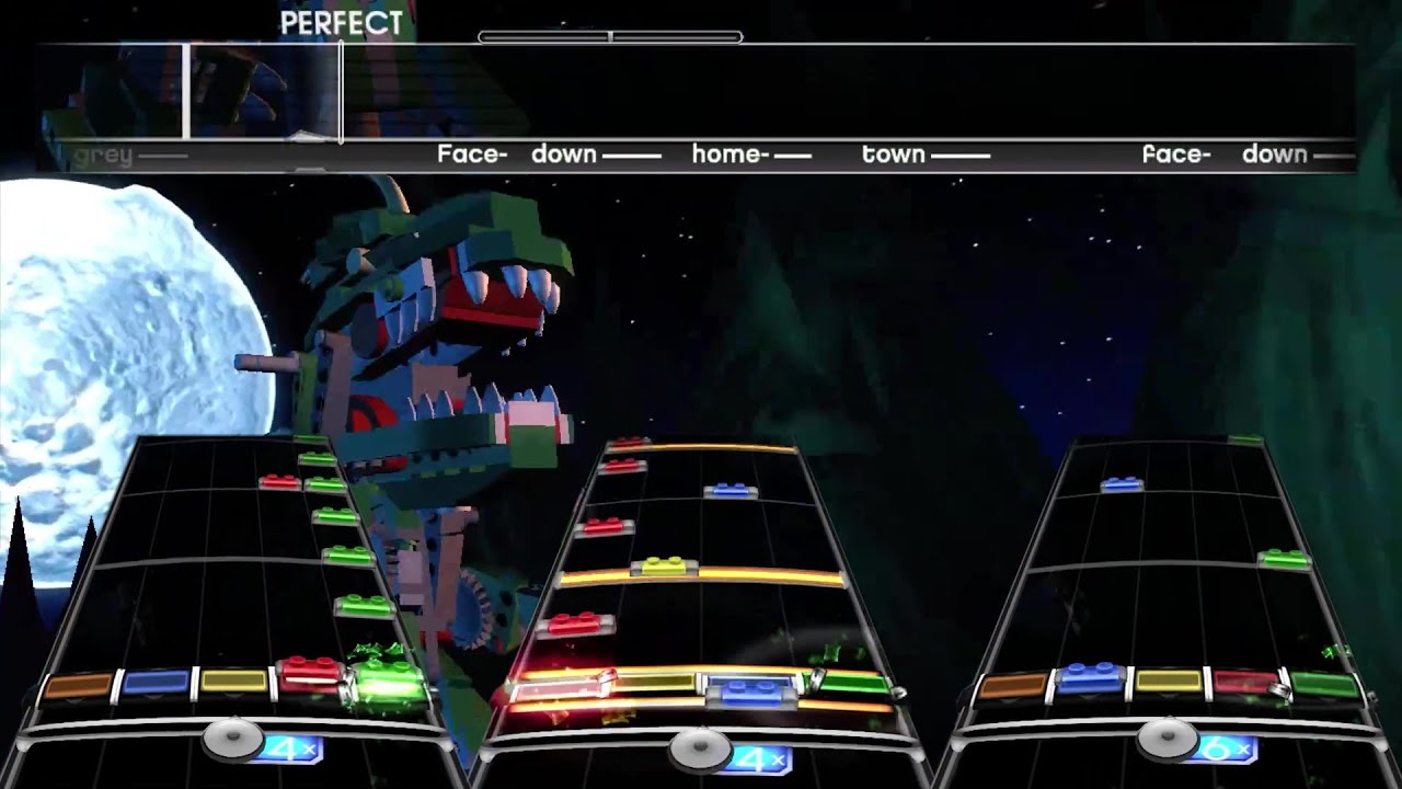 Lego Rock Band Rock Power Challenge - "Monster" (Securi-T-Rex) - Expert OMBFC