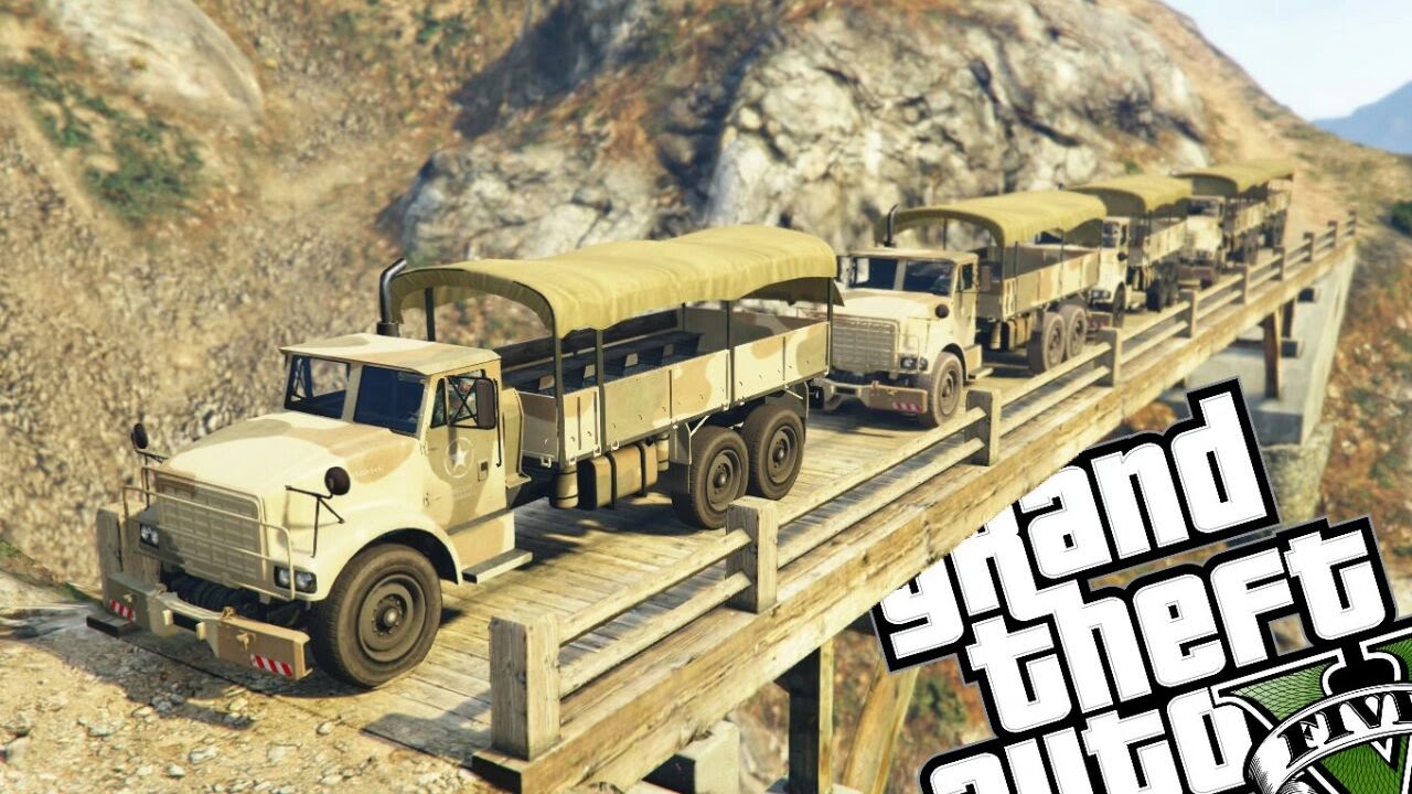 GTA V ONLINE | ROLEZINHO | COMBOIO NO MONTE CHILIAD COM CAMINHÃO DO EXERCITO, SERÁ QUE SOBE?
