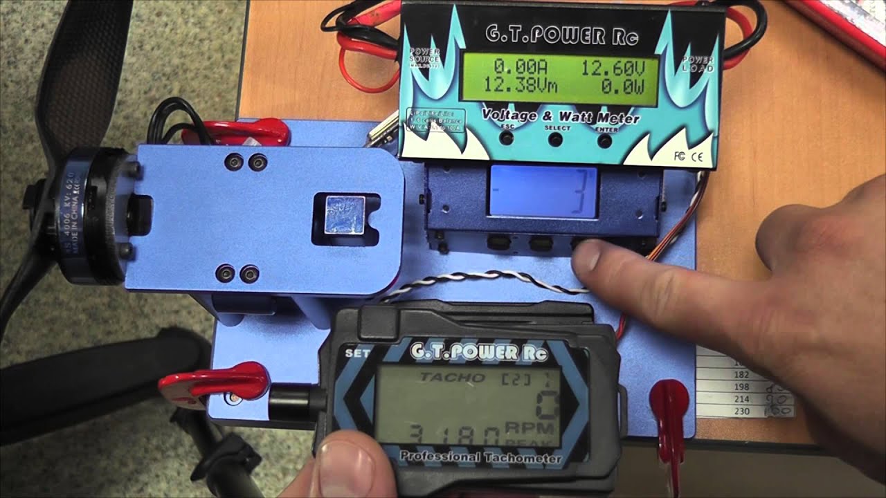 Test Tarot 4006/620kv TL68P02