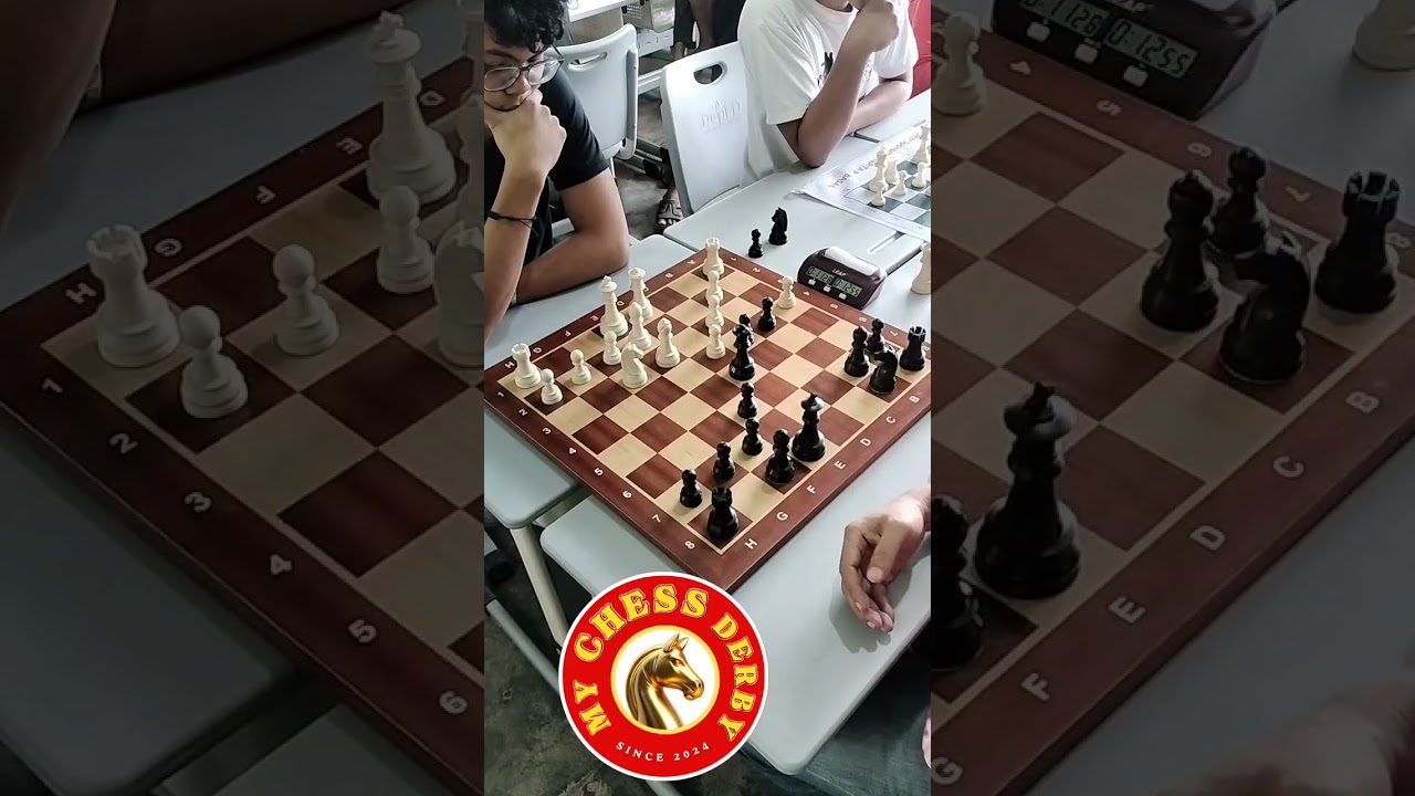 Queen Sacrifice endgame in French Defence played between Ivan Jumao-as versus Dante Joseph Parmisano