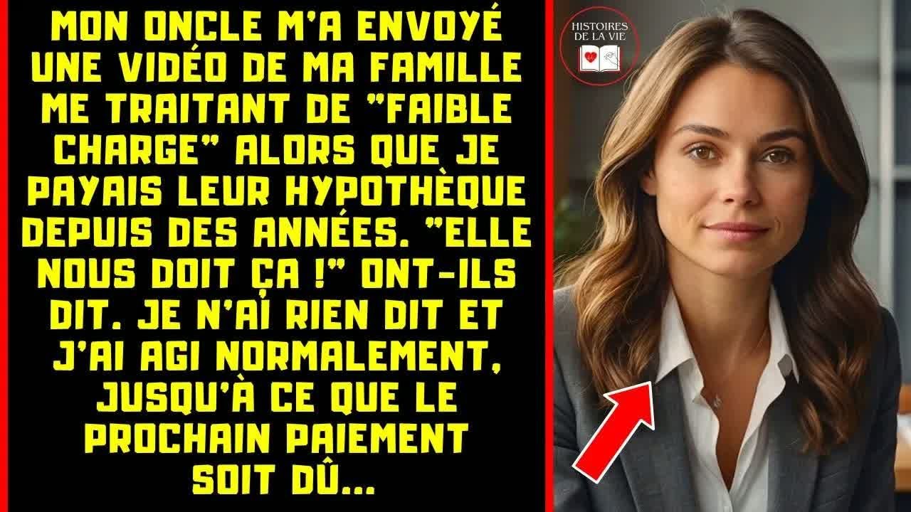 J'AI REÇU UNE VIDÉO DE MON ONCLE MONTRANT MA FAMILLE ME TRAITANT D'INUTILE, SANS SAVOIR QUE JE...