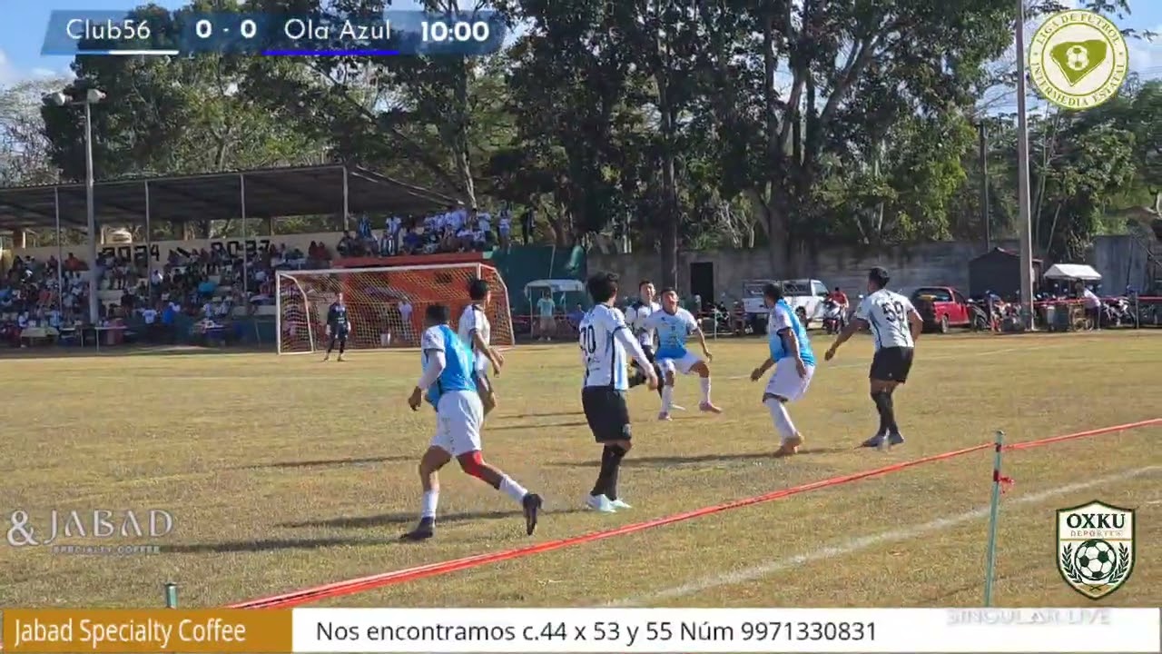 Jornada #19 - Liga Intermedia Yucatán 2025-2026 - Club56 vs Ola Azul Dzan